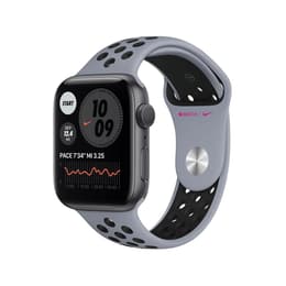 Apple Watch (Series 6) 2020 GPS 44 mm - Aluminium Gris sidéral - Bracelet sport Nike Gris
