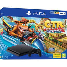 PlayStation 4 Slim 500Go - Jet black + Crash Team Racing: Nitro-Fueled