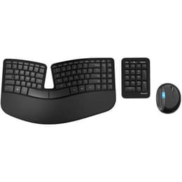 Clavier Microsoft QWERTY Portugais Sans-fil Sculpt Ergonomic