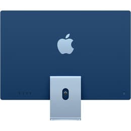 iMac 24" (2021) Apple M1 avec CPU 8 cœurs GPU 8 cœurs - 512 Go SSD - 8 GB QWERTY - Anglais Verre standard