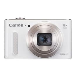 Compact PowerShot SX610 HS - Blanc + Canon Canon Zoom lens 18x IS 25–450 mm f/3.8–6.9