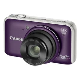 Compact - Canon PowerShot SX220 HS Mauve Canon Canon Zoom Lens 28-392mm f/3.1-5.9