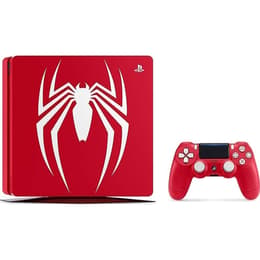 PlayStation 4 Slim 1000Go - Rouge - Edition limitée Marvel’s Spider-Man + Marvel’s Spider-Man
