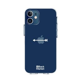 Coque Back Market iPhone 12 mini et écran de protection - Plastique 60% recyclé - Transparent