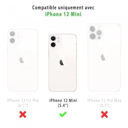 Coque Back Market iPhone 12 mini et écran de protection - Plastique 60% recyclé - Transparent