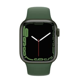 Apple Watch Series 7 (2021) GPS + Cellular 45 mm - Aluminium Green - Bracelet sport Green