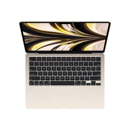 MacBook Air 13" (2022) - Apple M2 avec CPU 8 cœurs et GPU 8 cœurs - 16Go RAM - SSD 256Go - AZERTY - Français