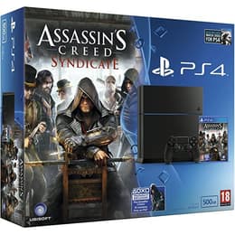 PlayStation 4 Slim 500Go - Noir + Assassins Creed Syndicate