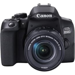 Reflex EOS 850D - Noir + Canon Canon Zoom Lens EF-S 18-55mm F/4-5.6 IS STM f/4-5.6
