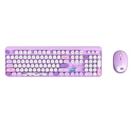 Clavier Simpletek QWERTY Anglais (US) Sans-fil GS104 “Hello Bear” Mouse + Keyboard, Bear design