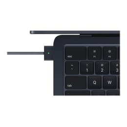 MacBook Air 13" (2022) - Apple M2 avec CPU 8 cœurs et GPU 10 cœurs - 8Go RAM - SSD 256Go - AZERTY - Français
