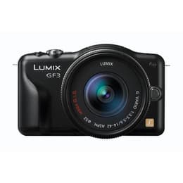 Hybride Lumix DMC-GF3 - Noir + Panasonic Lumix G Vario G Vario 14-42 mm f/3.5-5.6 MEGA O.I.S f/3.5-5.6