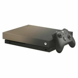 Xbox One X 1000Go - Marron - Edition limitée Gold Rush Special