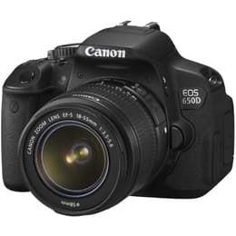 Reflex Canon Eos 650 d - Noir + Objectif 18/55mm Canon