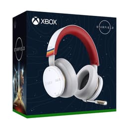 Casque réducteur de bruit gaming wireless avec micro Microsoft Xbox Wireless Headset Starfield Limited Edition - Blanc/Rouge