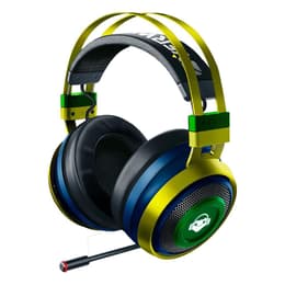 Casque gaming filaire + sans fil avec micro Razer Nari Ultimate Overwatch Lúcio Edition - Bleu/Jaune