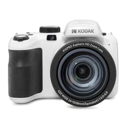 Compact Kodak Pixpro AZ425 - Blanc Kodak Pixpro zoom ultra long 42x 24-1008mm f/3.0-6.8 f/3.0-6.8