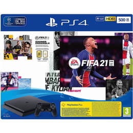 PlayStation 4 Slim 500Go - Jet black + FIFA 21