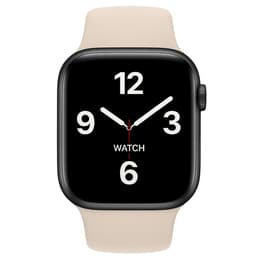 Apple Watch Series SE 2 (2022) GPS 44 mm - Aluminium Minuit - Bracelet sport Starlight