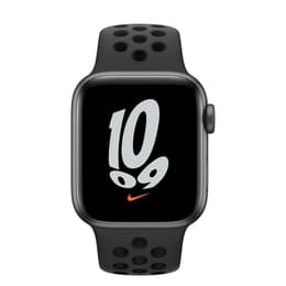 Apple Watch (Series SE) 2020 GPS 44 mm - Aluminium Gris sidéral - Bracelet sport Nike Noir