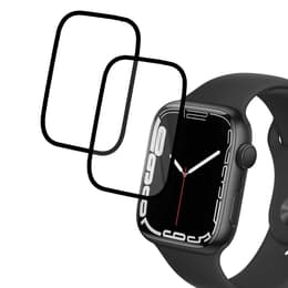 Écran de protection Apple Watch Series 7/8 - 45 mm - Plastique - Transparent