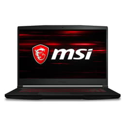 MSI GF63 Thin 10SCSR-1649FR 15" Core i5 2.5 GHz - SSD 512 Go - 8 Go - NVIDIA GeForce GTX 1650TI AZERTY - Français