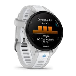 Garmin Forerunner 165 Music Bluetooth 43 mm - Gris/Blanc