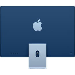 iMac 24" (2021) Apple M1 avec CPU 8 cœurs GPU 8 cœurs - 512 Go SSD - 8 GB QWERTY - Néerlandais Verre standard