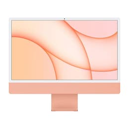 iMac 24" (2021) Apple M1 avec CPU 8 cœurs GPU 8 cœurs - 512 Go SSD - 8 GB QWERTY - Anglais Verre standard
