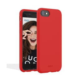 Coque iPhone SE (2022/2020)/8/7/6/6S - Silicone - Rouge