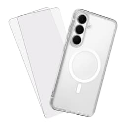 Coque Galaxy S25 FE et 2 écrans de protection - TPU - Transparent