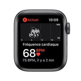 Apple Watch (Series SE) 2020 GPS + Cellular 40 mm - Aluminium Gris sidéral - Bracelet sport Noir