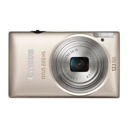 Compact IXUS 220 HS - Argent + Canon Zoom Lens 5x IS 24-120mm f/2.7-5.9 f/2.7-5.9