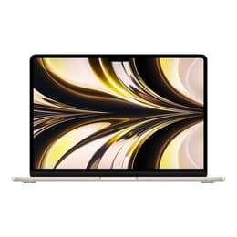 MacBook Air 13.3" (2022) - Apple M2 avec CPU 8 cœurs et GPU 8 cœurs - 8Go RAM - SSD 256Go - QWERTZ - Slovaque