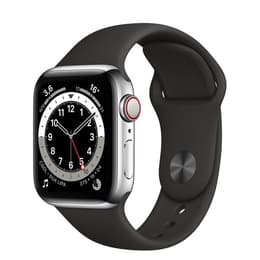 Apple Watch Series 5 (2019) GPS 40 mm - Aluminium Silver - Bracelet sport Black