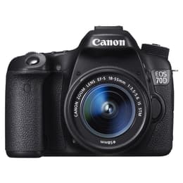 Reflex - Canon EOS 70D Noir Canon EF-S 18-55mm f/3.5-5.6 IS STM