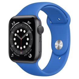 Apple Watch (Series SE) 2020 GPS + Cellular 44 mm - Aluminium Gris sidéral - Sport Bleu