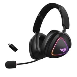 Casque réducteur de bruit gaming filaire + sans fil avec micro Asus ROG Delta II - Noir