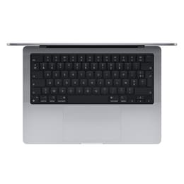 MacBook Pro 14" (2021) - Apple M1 Max avec CPU 10 cœurs et GPU 32 cœurs - 32Go RAM - SSD 1000Go - AZERTY - Français