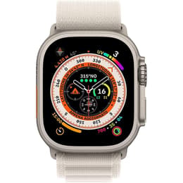 Apple Watch Ultra 2 (2023) GPS + Cellular 49 mm - Titane Titane naturel - Boucle Alpine White