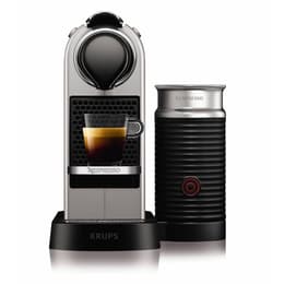 Expresso à capsules Compatible Nespresso Krups CitiZ&Milk XN760B 1L - Gris/Noir