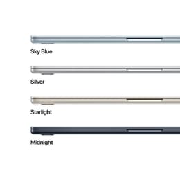 MacBook Air 15" (2025) - Apple M4 avec CPU 10 cœurs et GPU 10 cœurs - 16Go RAM - SSD 256Go - Écran standard - AZERTY - Français