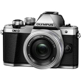 Hybride - Olympus OM-D E-M10 Noir/Argent + Objectif Olympus M.Zuiko Digital 14-42mm f/3.5-5.6 IIR