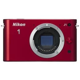 Nikon 1 J1 - Rouge + objectif Nikon 1 Nikkor 10-30mm f/3.5-5.6 VR