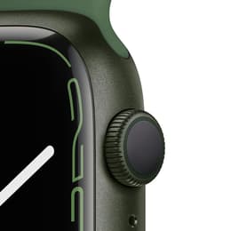 Apple Watch Series 7 (2021) GPS 45 mm - Aluminium Green - Bracelet sport Green