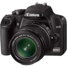 Reflex - Canon EOS 1000D - Noir + objectif Canon EF-S 80-200mm f/4.5-5.6