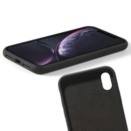 Coque iPhone XR et 2 écrans de protection - Silicone - Noir