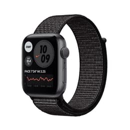Apple Watch (Series 6) 2020 GPS + Cellular 44 mm - Acier inoxydable Gris sidéral - Boucle sport Gris
