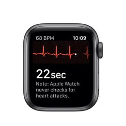 Apple Watch Series 5 (2019) - (bracelet non inclus) - GPS + Cellular 44 mm - Space Gray Aluminium