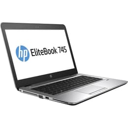 HP EliteBook 745 G3 14" A12 2.1 GHz - SSD 128 Go - 4 Go QWERTY - Suédois